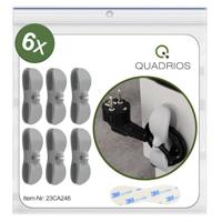 Quadrios 23CA246 Kabelhouder Zelfklevend 23CA246 Grijs 6 stuk(s) - thumbnail