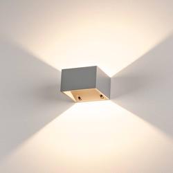 Wandlamp LOGS WALL zilvergrijs 1xLED 3000K Wandlamp LOGS WALL zilvergrijs 1xLED 3000K