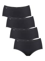 Sloggi Basic+ Midi slip zwart 4-pack = 3+1 gratis - thumbnail