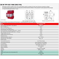 DEHN 952510 DG M YPV SCI 1000 Overspanningsveilige afleider Overspanningsbeveiliging voor: Verdeelkast 40 kA 1 stuk(s) - thumbnail