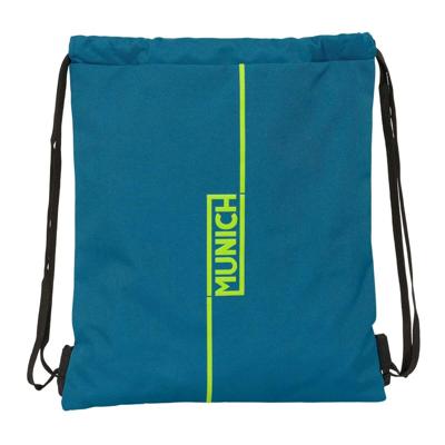 Rugtas met Koordjes Munich Land Zwart Groen 35 x 40 x 1 cm