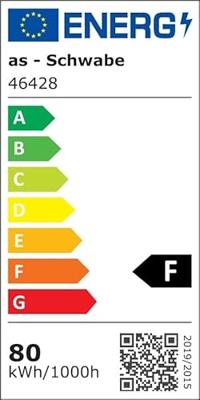 AS Schwabe LED-bouwlamp Energielabel F (A - G) 80 W 6800 lm Neutraalwit - thumbnail