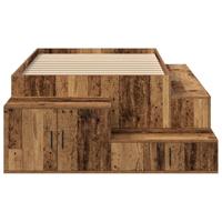 Opbergbedframe Oud hout 234 x 103 x 53.5 cm Bewerkt hout - thumbnail
