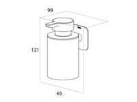 Zeepdispencer Tiger Colar Geborsteld RVS - thumbnail