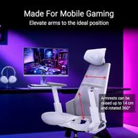 ASUS ROG Destrier Ergo Core White PC-gamestoel Zitgedeelte van mesh Wit - thumbnail