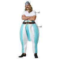 Kostuums voor Volwassenen Viking Man Blauw Maat M/L - thumbnail