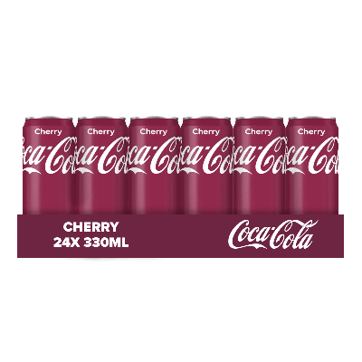 Coca-Cola cherry blik (24x 33cl)