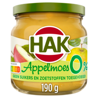 Hak Appelmoes 0% 190 g bij Jumbo - thumbnail