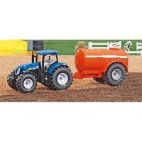 Siku tractor met vacuum tanker enkelassi - thumbnail