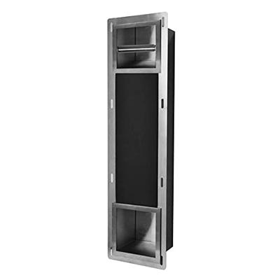 Wiesbaden Inbouw Toiletrolhouder met Reserve Rolhouder RVS