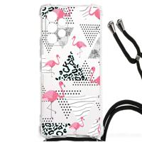 Samsung Galaxy A53 Case Anti-shock Flamingo Triangle - thumbnail
