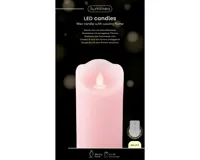 LED Waving Kaarsen 3 Stuks Roze - thumbnail