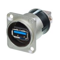 Neutrik NAUSB3 Omkeerbare USB-doorvoer 3.0 Bus, inbouw Doorvoer 1 stuk(s) - thumbnail
