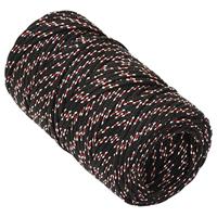 VidaXL Boot touw 2 mm 100 m polypropyleen zwart - thumbnail