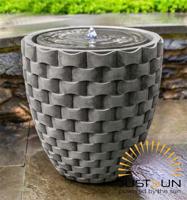 Fontein rond met solar l33b33h57 cm Stone-Lite - Stonelite - thumbnail
