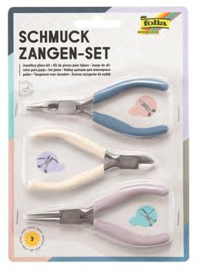 Sierraden tangen Folia set á 3 stuks