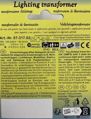 Kahlert Licht 60975 Verlichtingstransformator 230 V Met flakkerende verlichting