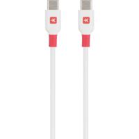 Skross SKCA0020C-C200CN USB-C-kabel USB 2.0 USB-C 2.00 m Wit - thumbnail