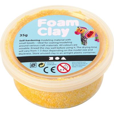 Foam Clay - geel, 35gr. Foam Clay - geel, 35gr.