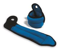 RS Sports polsgewichten l neopreen l 1 kg l blauw zwart - thumbnail