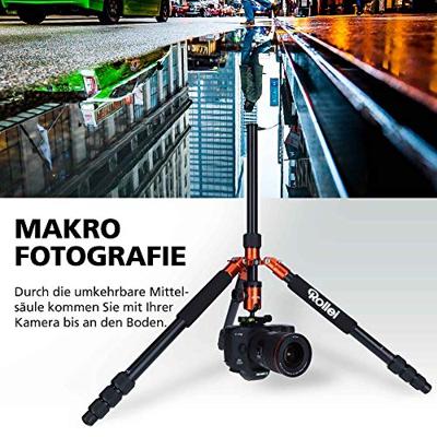 Rollei C5i aluminium statief oranje Rollei C5i aluminium statief oranje