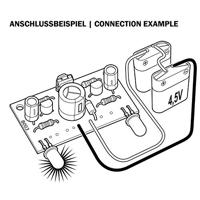 Kemo B003 Knipperlicht Bouwpakket 6 V/DC, 12 V/DC - thumbnail