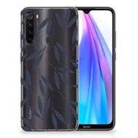 Xiaomi Redmi Note 8T | TPU Case | Leaves Blue - thumbnail