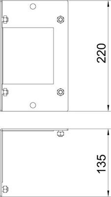 OBO Bettermann 7216345 Contraplaat Metaal 1 stuk(s) OBO Bettermann 7216345 Contraplaat Metaal 1 stuk(s)