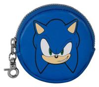 Sonic - The Hedgehog Face-Cookie Coin Purse SEGA Blue - thumbnail