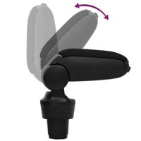 VidaXL Armsteun 13x33x(33-49) cm abs zwart - thumbnail