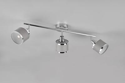 Trio Design opbouwspotArosa nikkel 3-lichts - 812100306