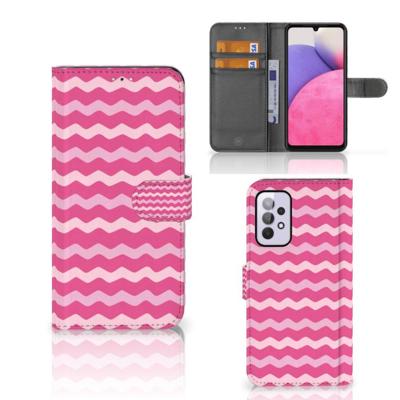 Samsung Galaxy A33 5G | Telefoon Hoesje | Waves Pink Samsung Galaxy A33 5G | Telefoon Hoesje | Waves Pink
