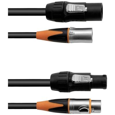 Eurolite DMX Verbindingskabel [1x XLR-bus 3-polig - 1x XLR-bus 3-polig] 3 m