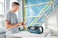 Bosch Professional GPB 18V-2 C Bouwradio VHF (FM) Bluetooth, AUX Spatwaterbestendig - thumbnail
