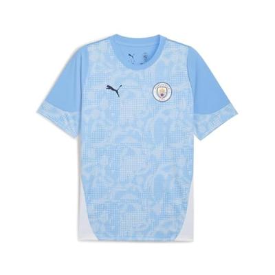 PUMA Manchester City Trainingsshirt 2025-2026 Lichtblauw Wit