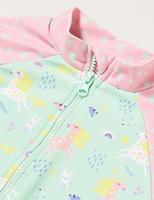 Playshoes zwempak lange mouw Eenhoorn Mintgroen-86-92 - thumbnail