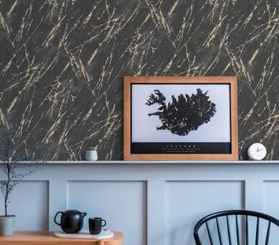 AS Creation Elements 2 - Zwart - 393362