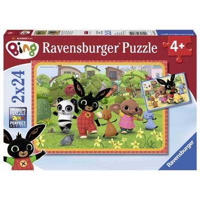 Ravensburger puzzel Bing en zijn vrienden 2x24 stukjes Ravensburger puzzel Bing en zijn vrienden 2x24 stukjes