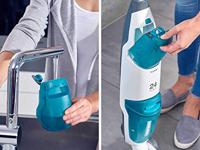 Leifheit 11922 Aqua PowerVac Dweilzuiger Set Wit/Groen - thumbnail