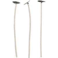 Lonten voor kaarsen in houder, Geschikt voor houders met een diameter van 20-65 mm, L: 10 cm, dikte 2 mm, 50 stuk/ 1 doos - thumbnail