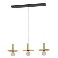 Eglo Gouden 3-lichts hanglamp Escandell 900732 - thumbnail