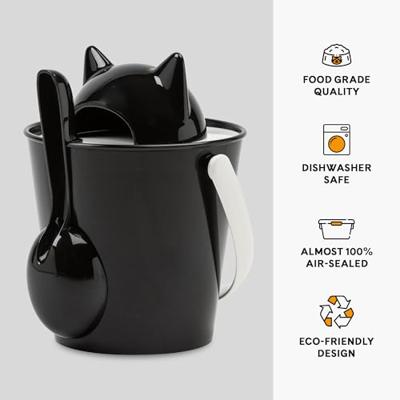 Emmercontainer United Pets Zwart Kat