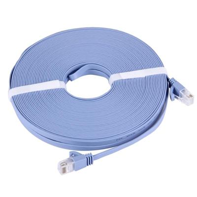 CAT6 Ultra-dunne platte Ethernet Network LAN kabel lengte: 20m(Blue)