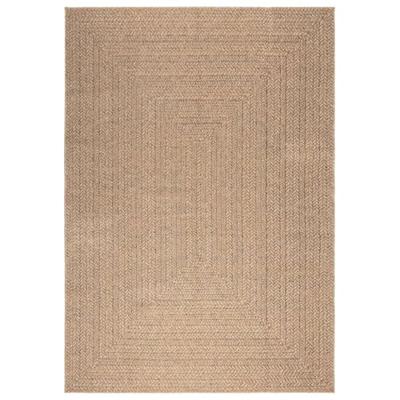 VidaXL Vloerkleed zizur binnen en buiten 160x230 cm jute look - thumbnail