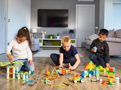 Magnetische blokken - GEOMAG - Magicube 060 - 6 stuks - Stapelbaar - Gerecycled plastic Magnetische blokken - GEOMAG - Magicube 060 - 6 stuks - Stapelbaar - Gerecycled plastic