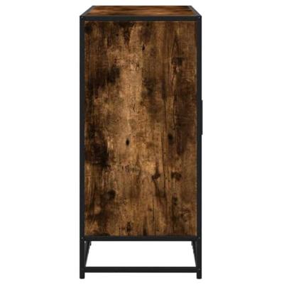 Dressoir 92x35x76 cm bewerkt hout gerookt eikenkleurig