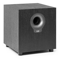 ELAC Debut Subwoofer S10.2, actieve luidspreker voor muziekweergave via stereo-installatie, ideale versterker voor diepe bassen en krachtige geluiden, 200 W, zwart decor - thumbnail