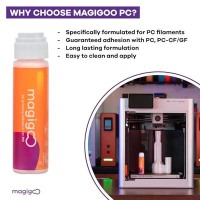 Magigoo Magigoo 3D-printlijm voor PC-filamenten 50 ml. Sonstiges 3D Drucker Zubehör MPC2018 Magigoo Magigoo 3D-printlijm voor PC-filamenten 50 ml. Sonstiges 3D Drucker Zubehör MPC2018