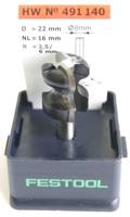 Festool Accessoires HW S8 D22/16/R2,5+6 Vingergreepfrees | 491140 - thumbnail