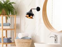 Wandlamp RICO 1 lamp zwart - thumbnail